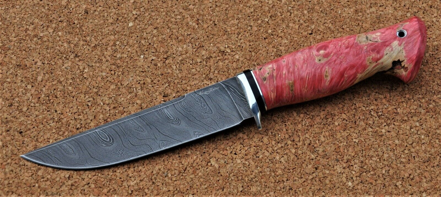 Damaszener Stahl Outdoor Jagd Damast Messer Nazarov Knives Handarbeit HRC62