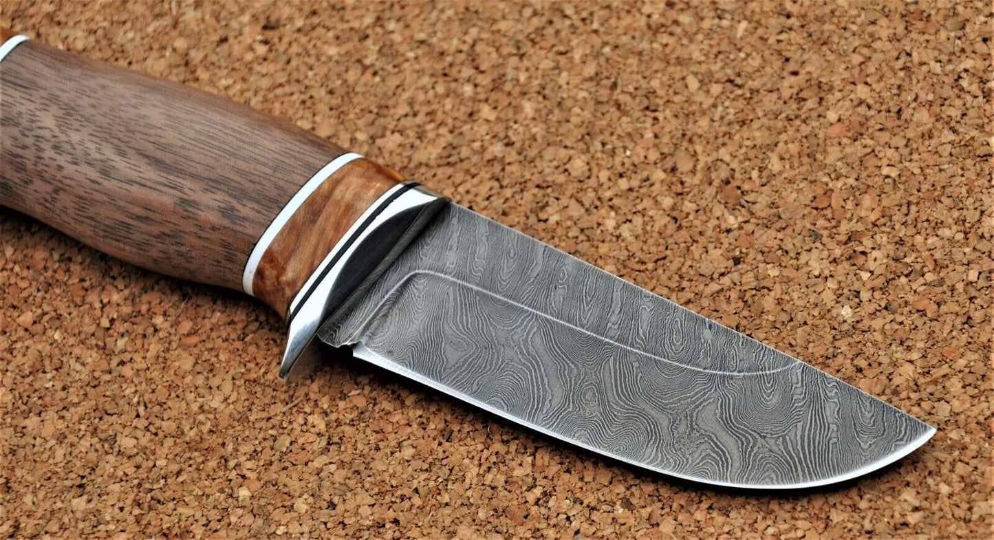 Damaszener Stahl Outdoor Jagd Damast Messer Nazarov Knives Handarbeit HRC62