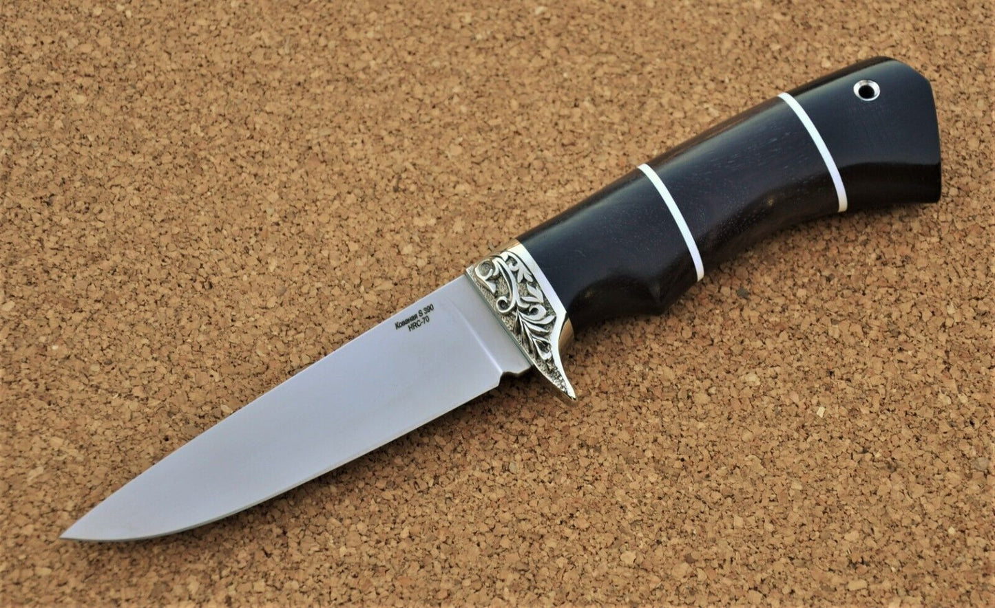 S390 Stahl ROSTFREI Outdoor Messer Nazarov Knives Handarbeit HRC70 Жерех
