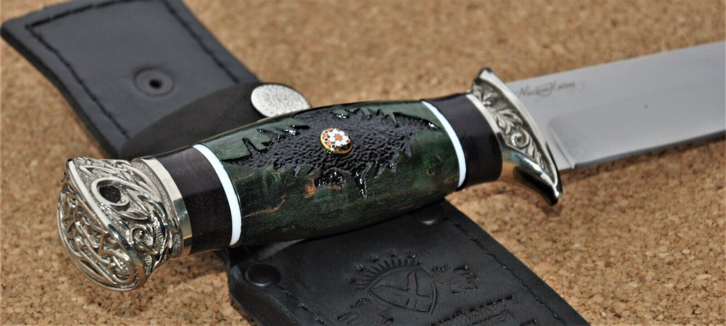 S390 Stahl ROSTFREI Outdoor Messer Nazarov Knives Handarbeit HRC70 Лидер
