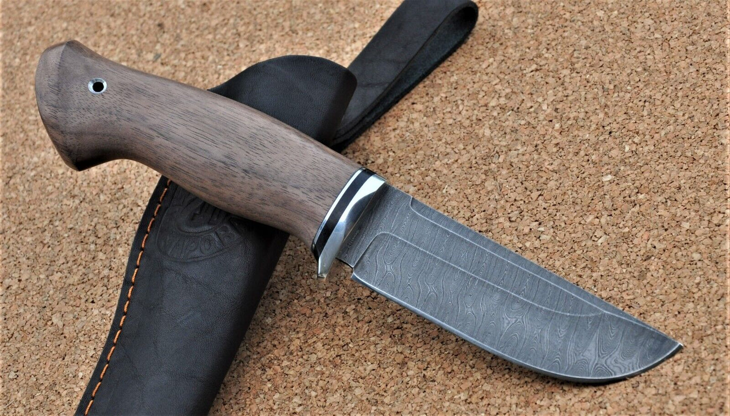 Damaszener Stahl Outdoor Jagd Damast Messer Nazarov Knives Handarbeit HRC62