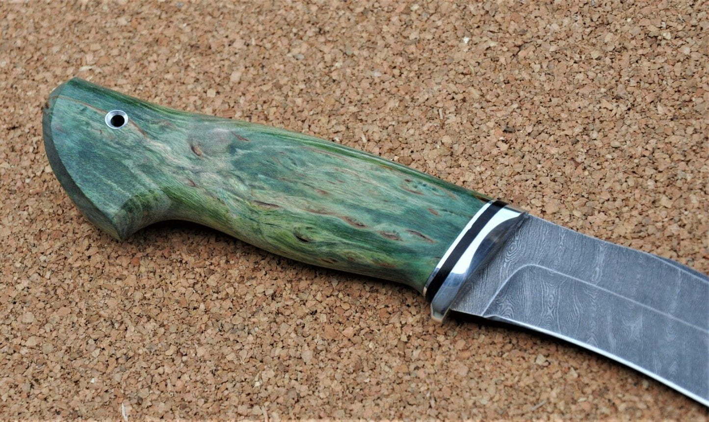Damaszener Stahl Outdoor Jagd Damast Messer Nazarov Knives Handarbeit HRC62