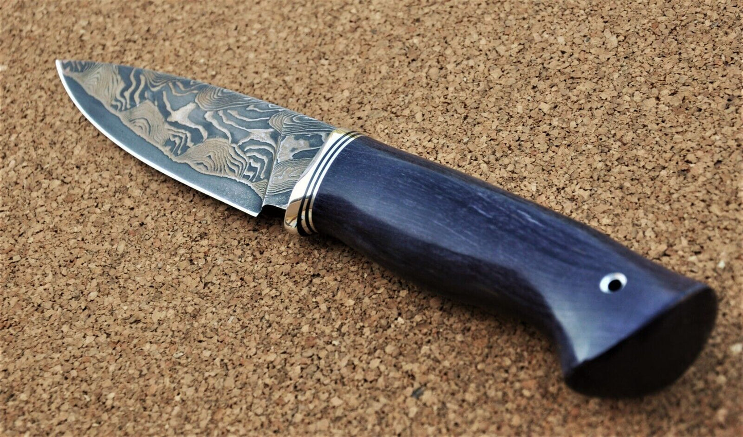 Nazarov Knives Russland Mosaik Damast Stahl Outdoor JagdMesser Handarbeit HRC62