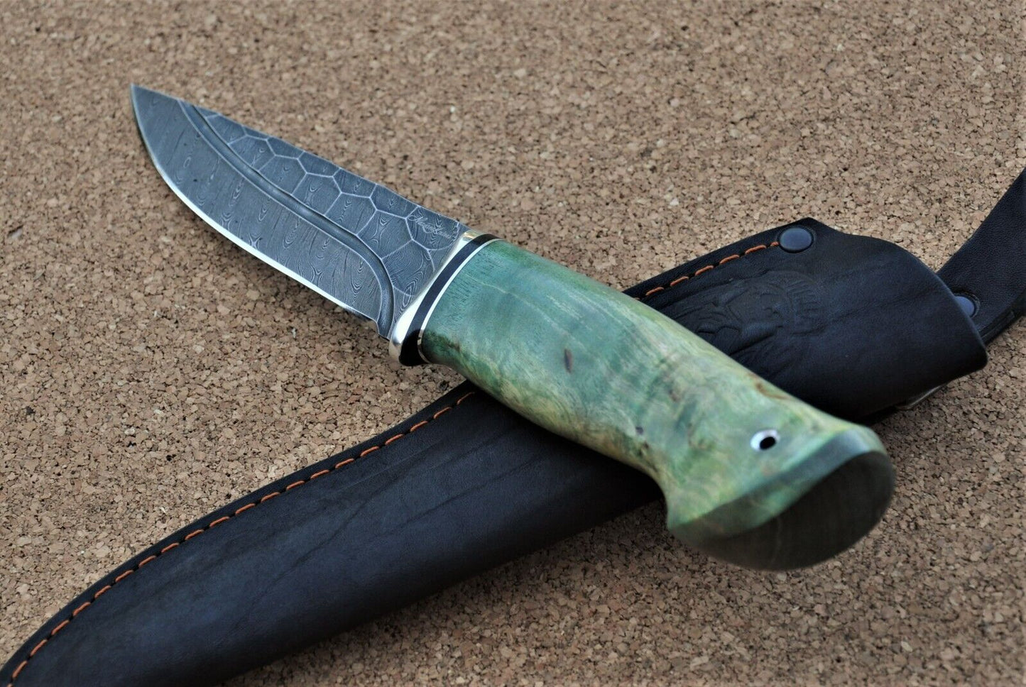 Damaszener Stahl Outdoor Jagd Damast Messer Nazarov Knives Handarbeit HRC62