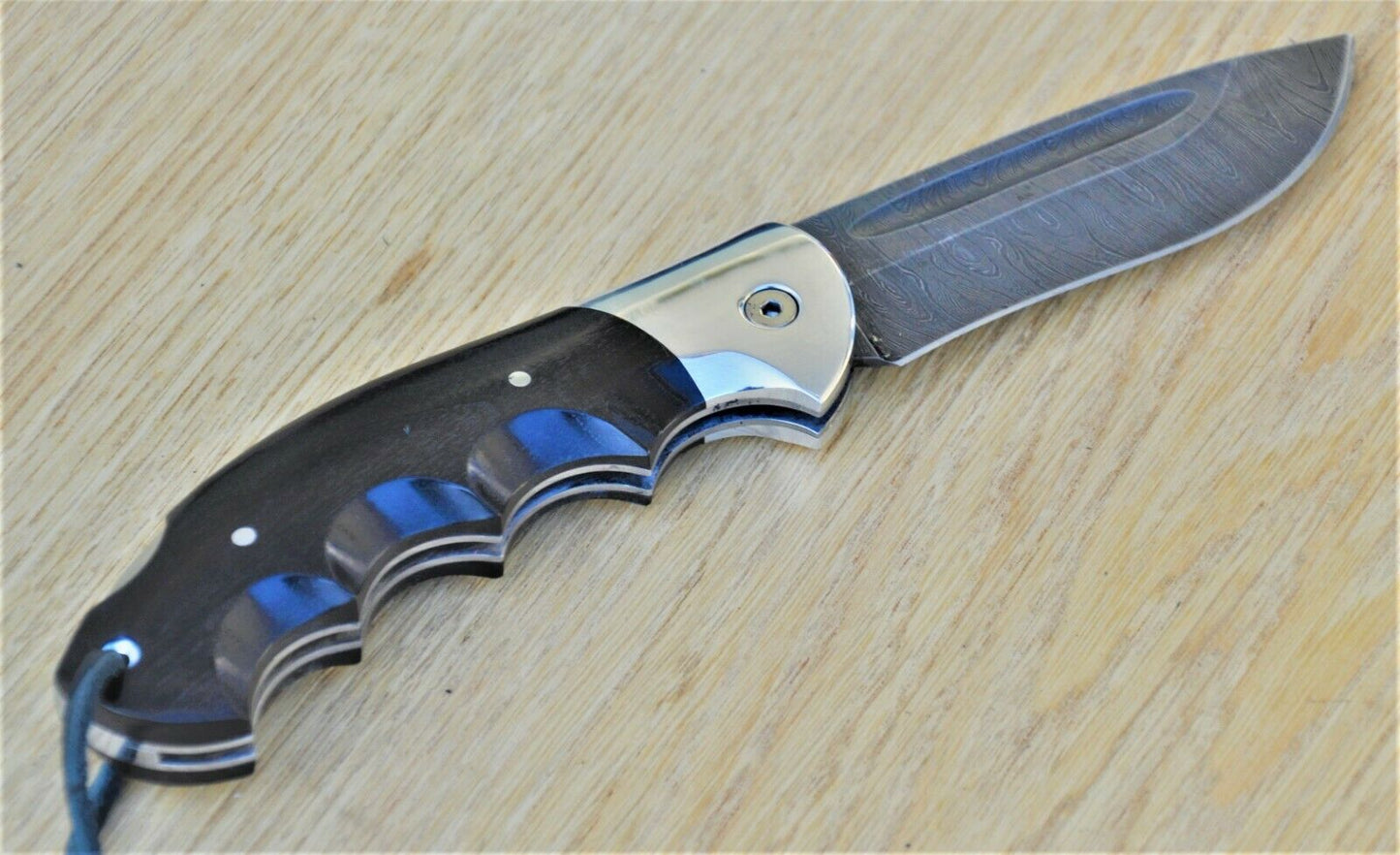 Nazarov Knives Damaszener Stahl Outdoor Klappmesser