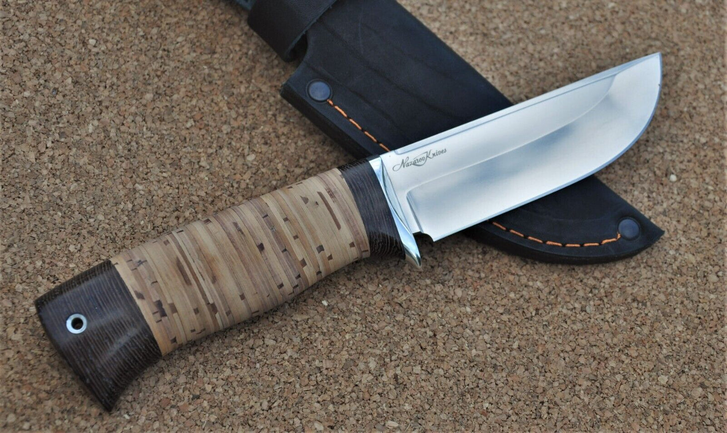 95H18 Stahl Rostfrei Outdoor Jagdmesser Handarbeit Nazarov Knives