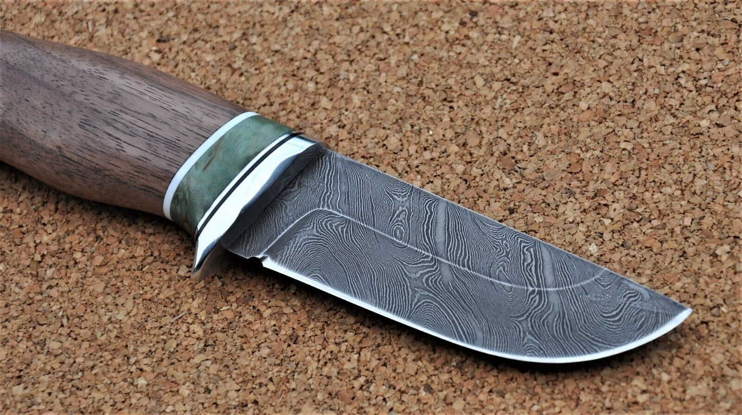 Damaszener Stahl Outdoor Jagd Damast Messer Nazarov Knives Handarbeit HRC62