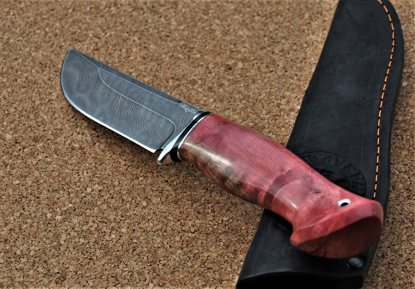 Damaszener Stahl Outdoor Jagd Damast Messer Nazarov Knives Handarbeit HRC62