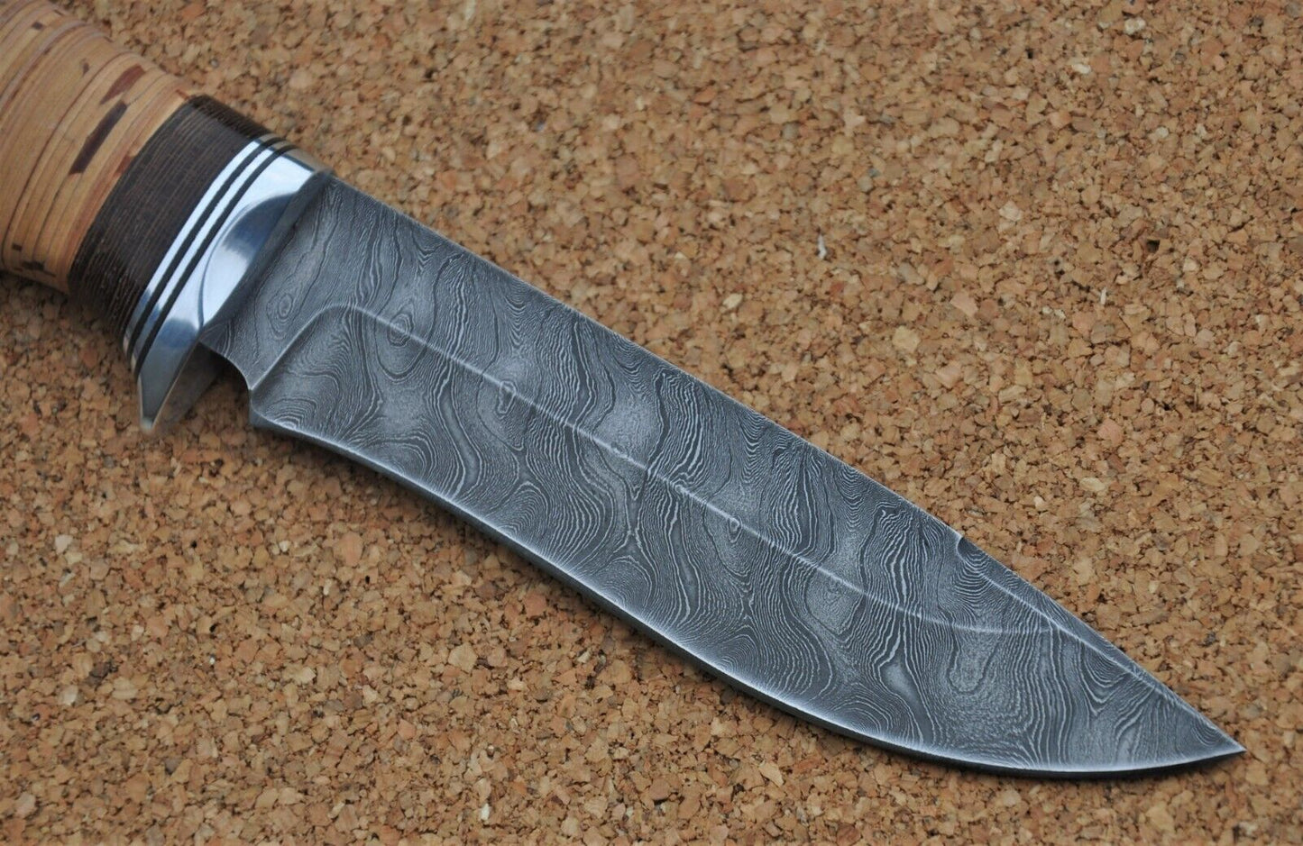 Damaszener Stahl Outdoor Jagdmesser Nazarov Knives Handarbeit