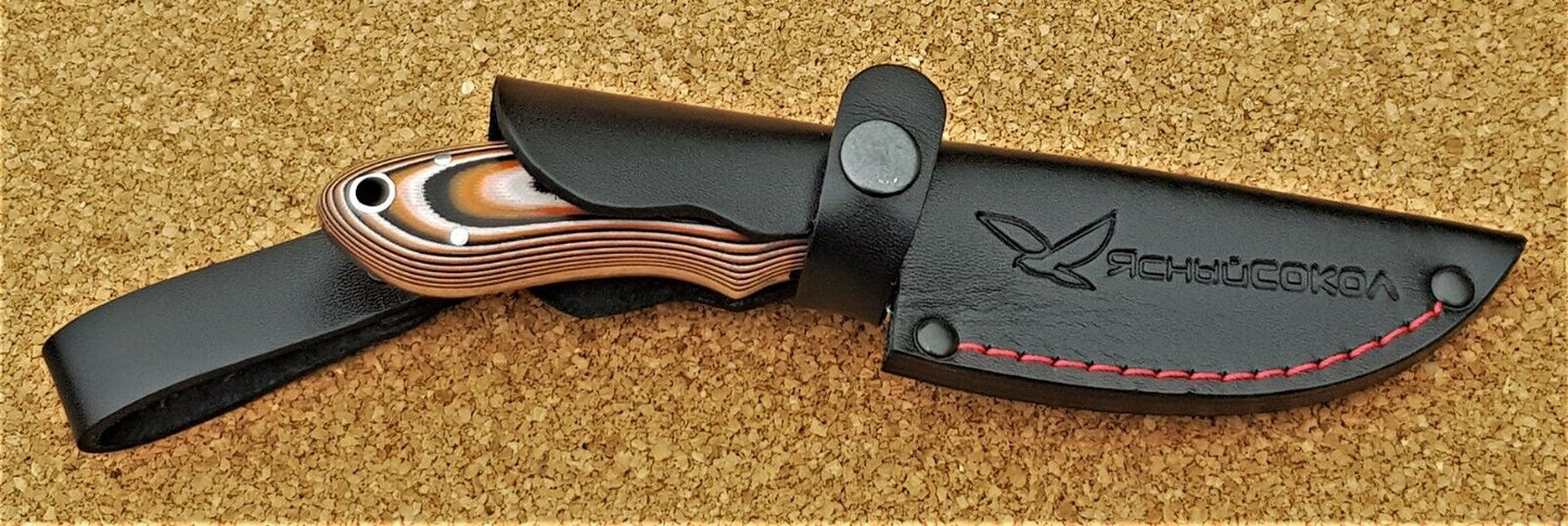 H12MF Full Tang Outdoor Jagd Messer Yasniy Sokol Handarbeit HRC 61 Сова