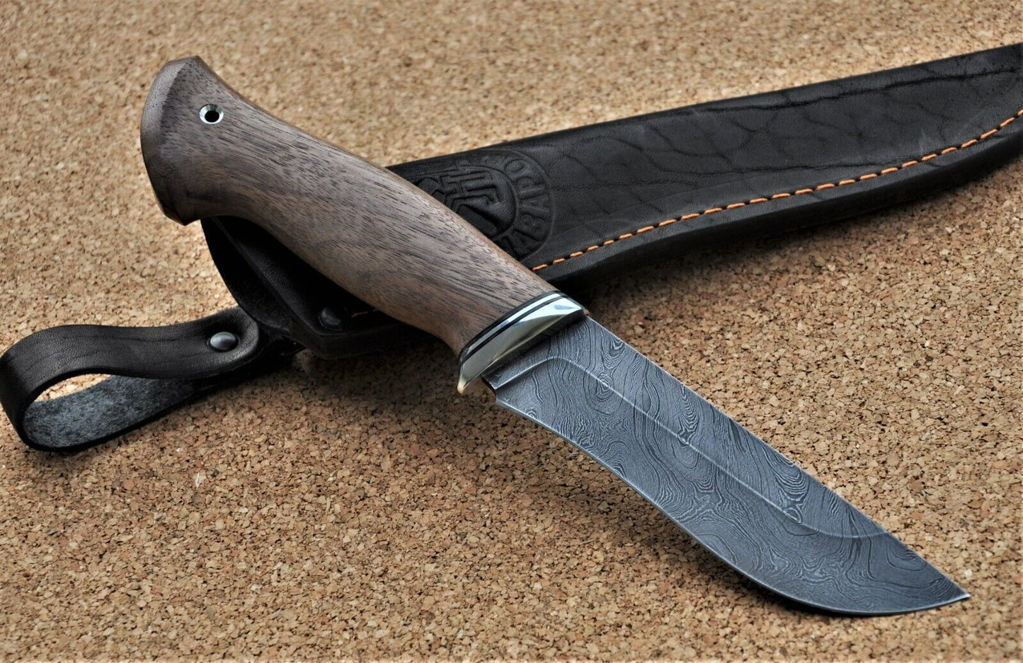 Damaszener Stahl Outdoor Jagd Damast Messer Nazarov Knives Handarbeit HRC62