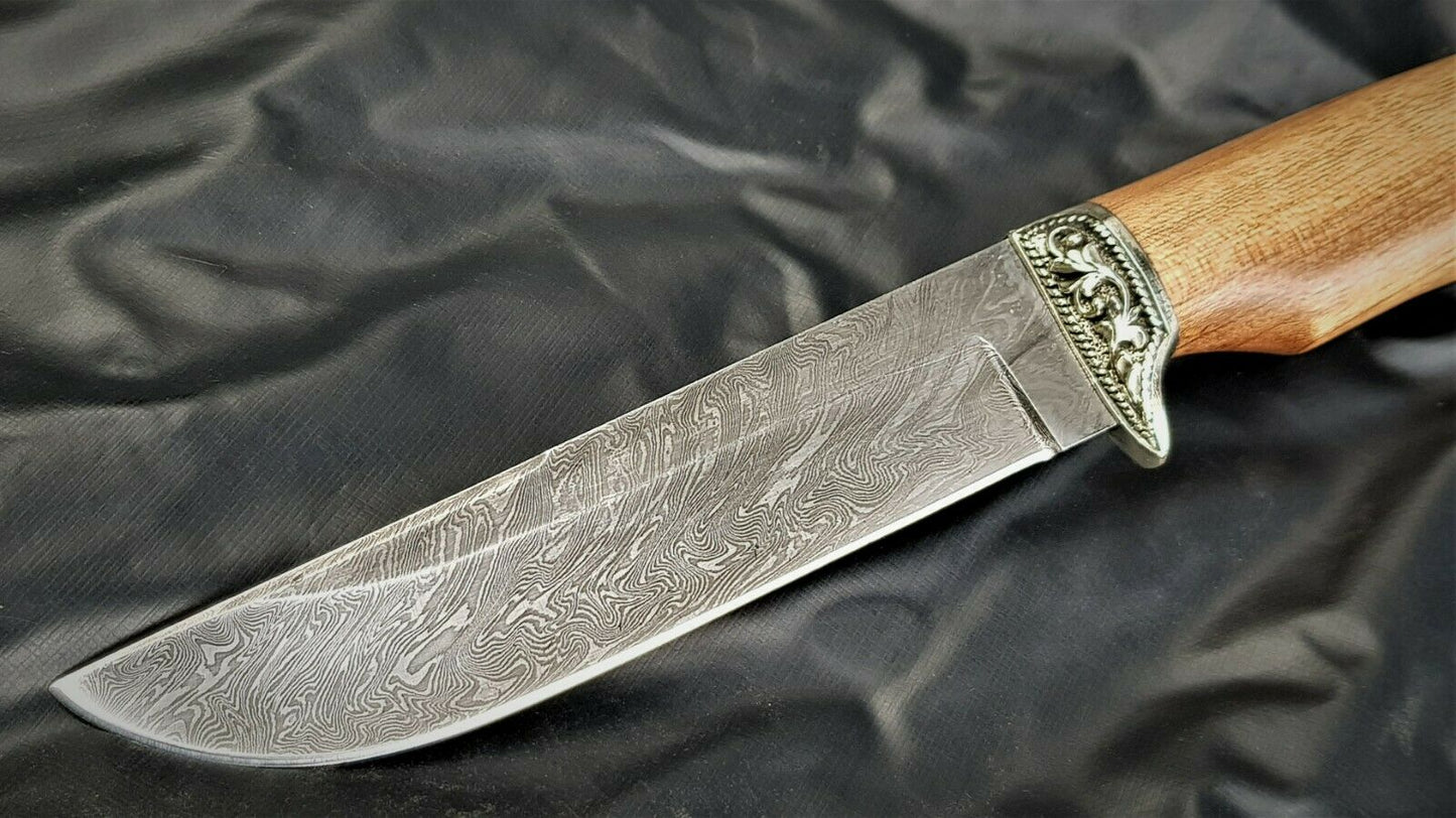 A.Marushin Outdoor Jagdmesser Damaszener Stahl Handarbeit