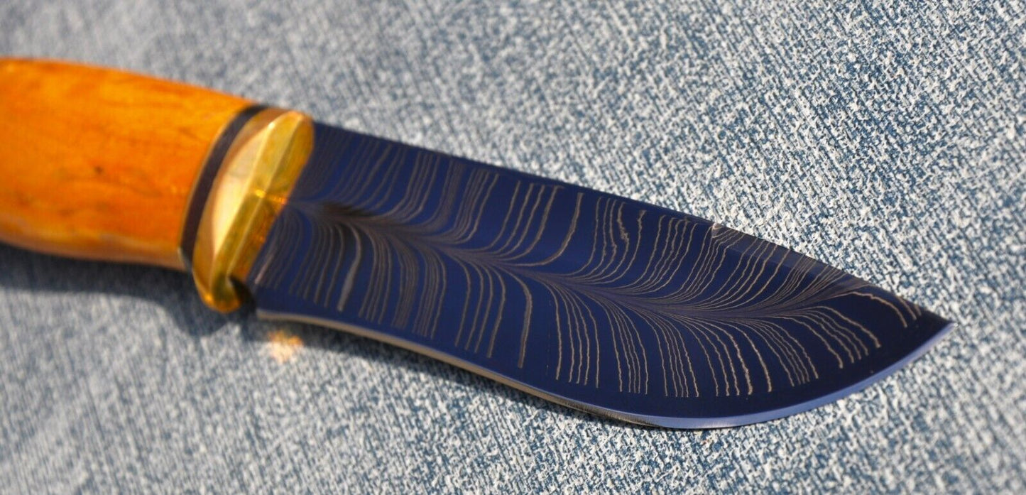 Nazarov Knives Russland Mosaik DamastStahl OutdoorJagdMesser Handarbeit HRC62