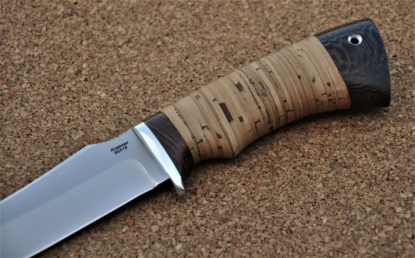 95H18 Stahl Rostfrei Outdoor JagdMesser Handarbeit Nazarov Knives