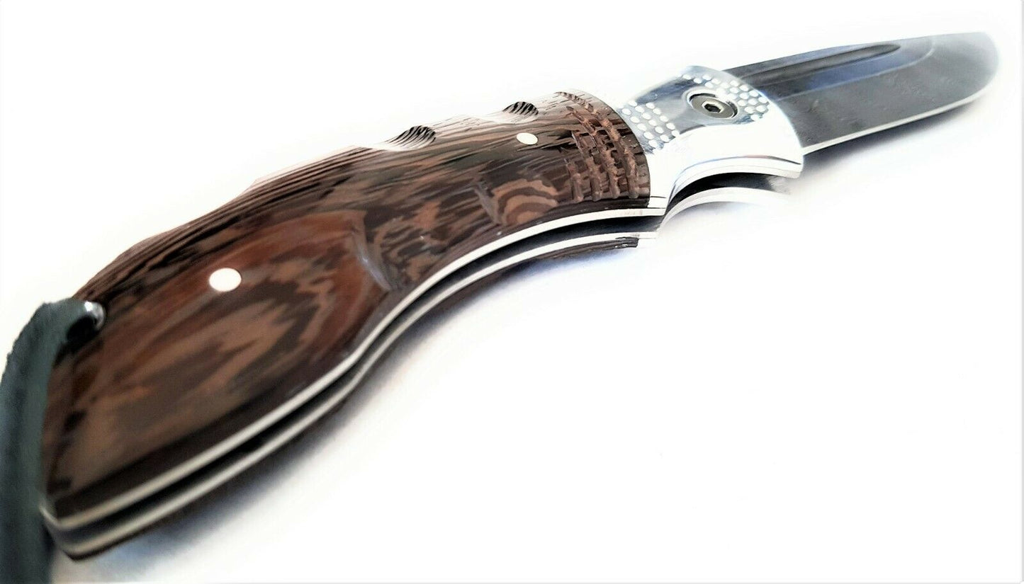 Nazarov Knives Russland DamastStahl Outdoor Филин Klappmesser Handarbeit HRC62