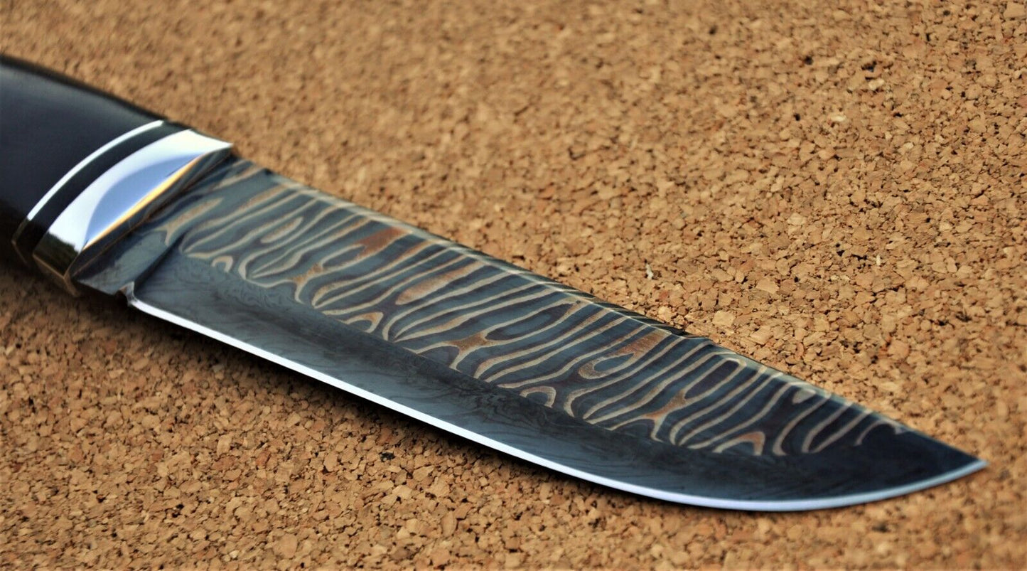 Nazarov Knives Russland Mosaik DamastStahl Outdoor Jagd Messer Handarbeit HRC62