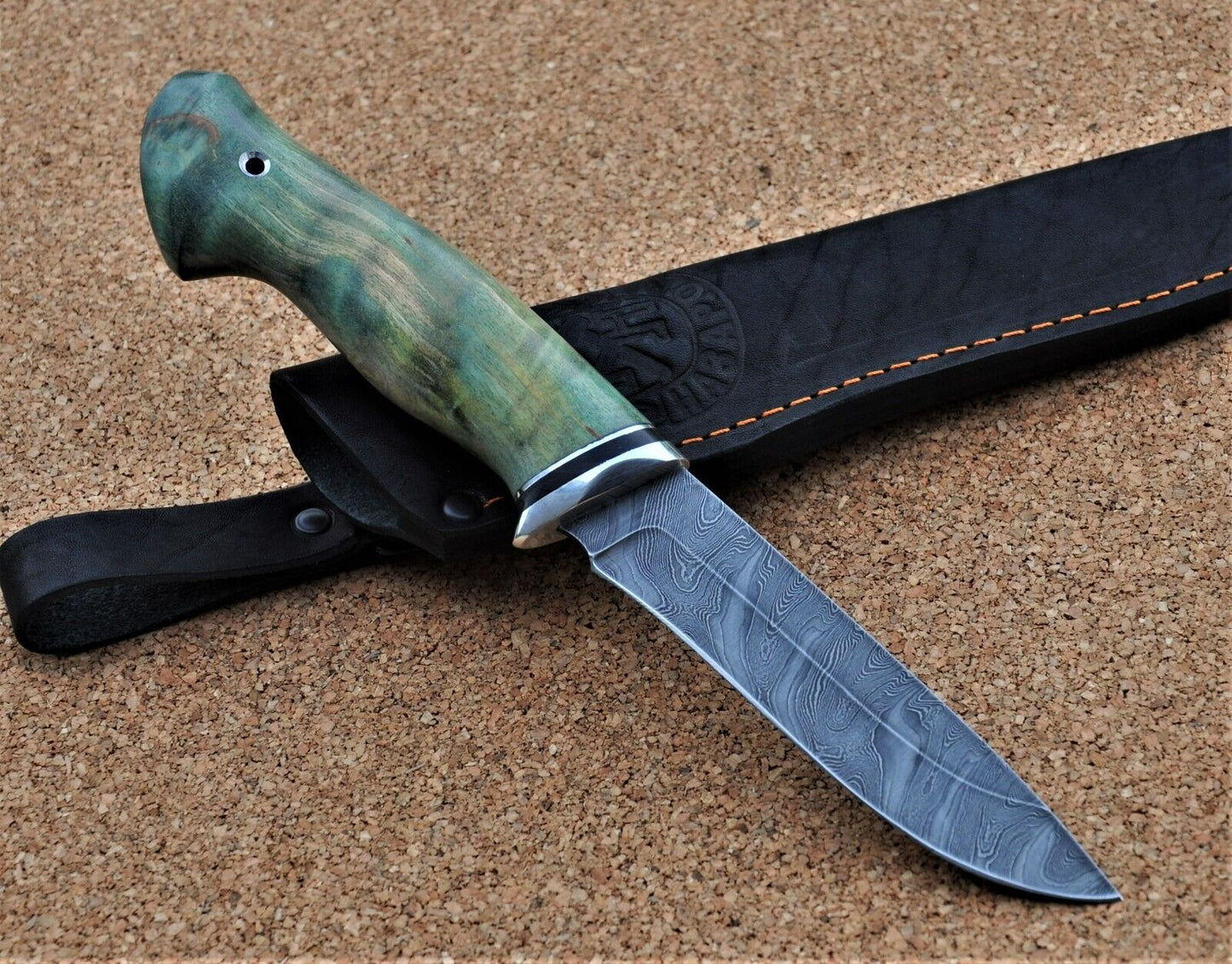Damaszener Stahl Outdoor Jagd Damast Messer Nazarov Knives Handarbeit HRC62