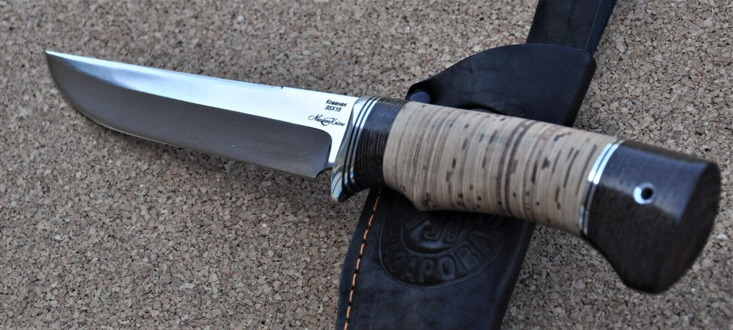 95H18 Stahl Rostfrei Outdoor Jagdmesser Handarbeit Nazarov Knives