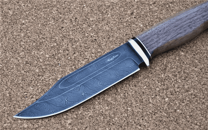 Damaszener Stahl Outdoor Jagd Damast Messer Nazarov Knives  Handarbeit HRC62