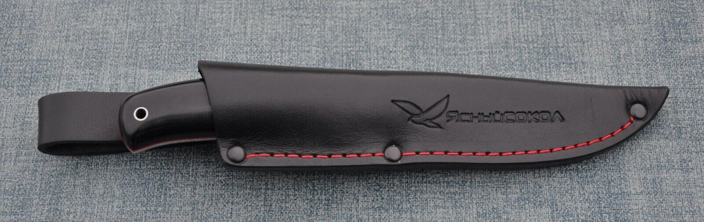 H12MF  Full Tang Outdoor JagdMesser  Yasniy Sokol Handarbeit HRC 61   Сокол