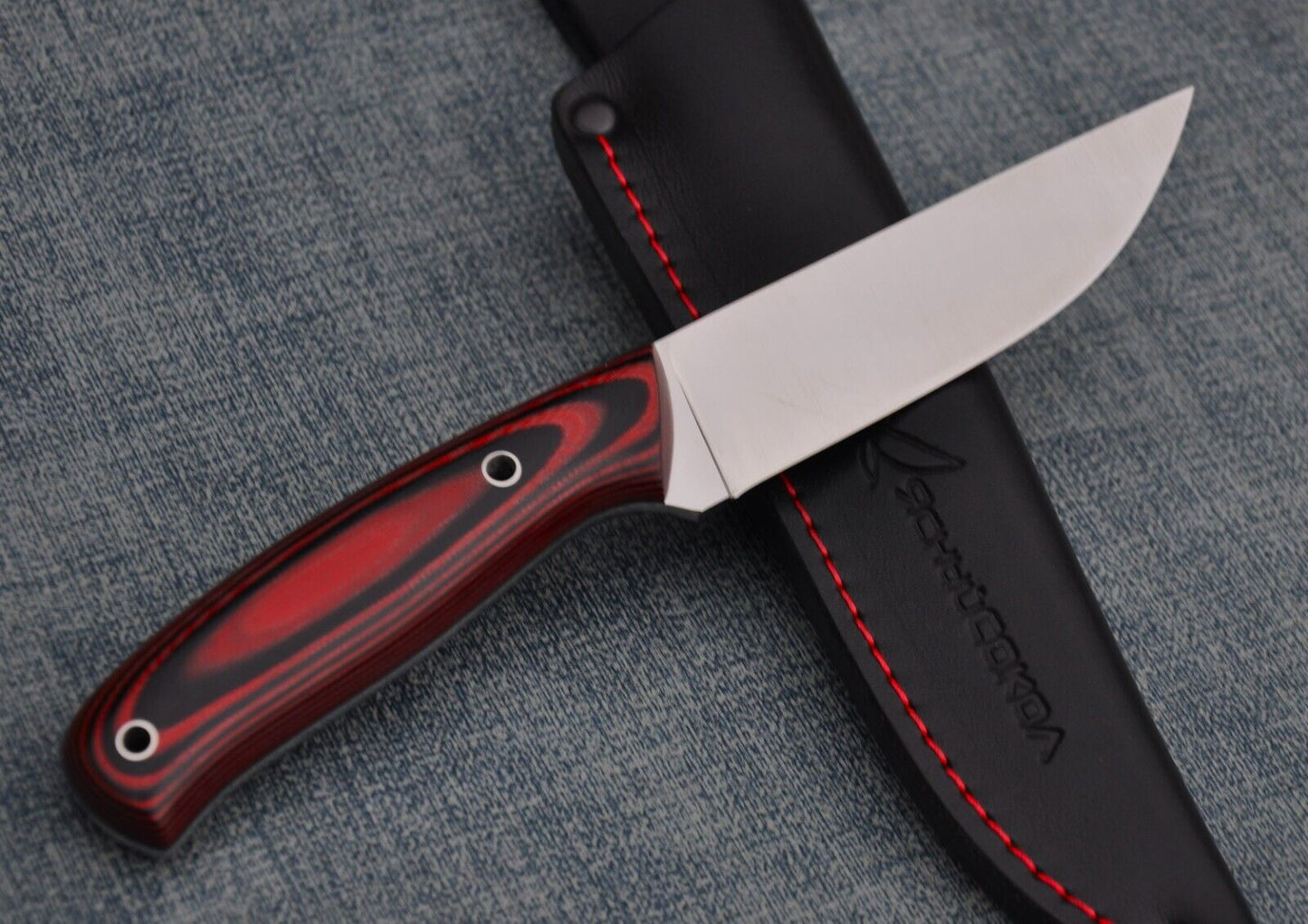 H12MF  Full Tang Outdoor Jagd Messer  Yasniy Sokol Handarbeit HRC 61   Сокол