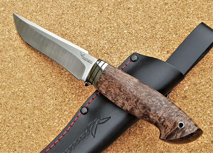 H12MF Stahl Outdoor Jagd Messer Yasniy Sokol Russland Handarbeit HRC 61 Коршун