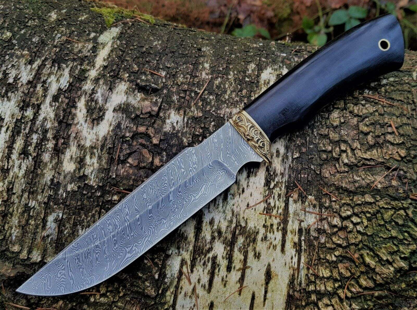 Damaszener Stahl Outdoormesser