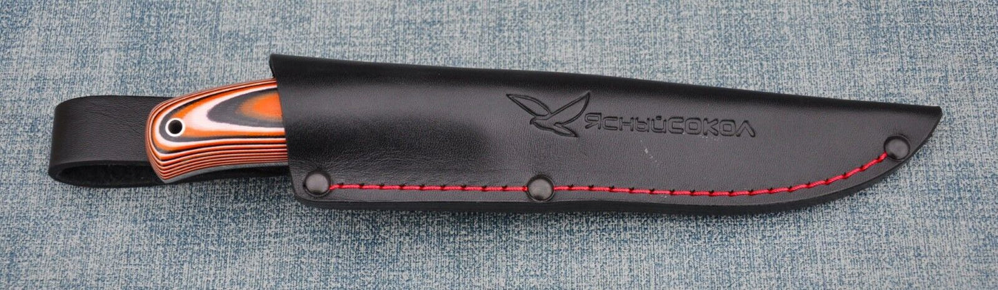 H12MF  Full Tang Outdoor Jagd Messer  Yasniy Sokol Handarbeit HRC61 Сокол