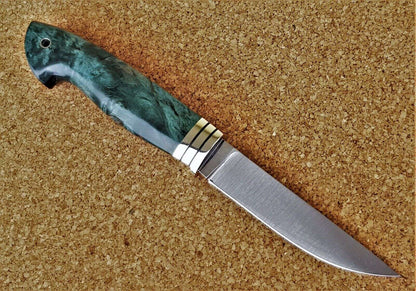 H12MF Stahl Outdoor Jagd Messer Yasniy Sokol Russland Handarbeit HRC 61 Соболь
