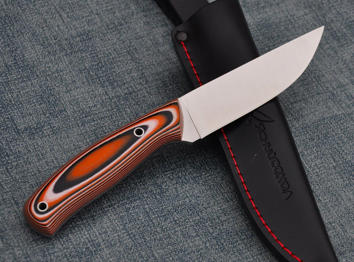 H12MF  Full Tang Outdoor Jagd Messer  Yasniy Sokol Handarbeit HRC61 Сокол