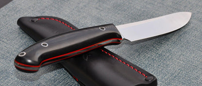 H12MF  Full Tang Outdoor Jagd Messer  Yasniy Sokol Handarbeit HRC 61 Лесник