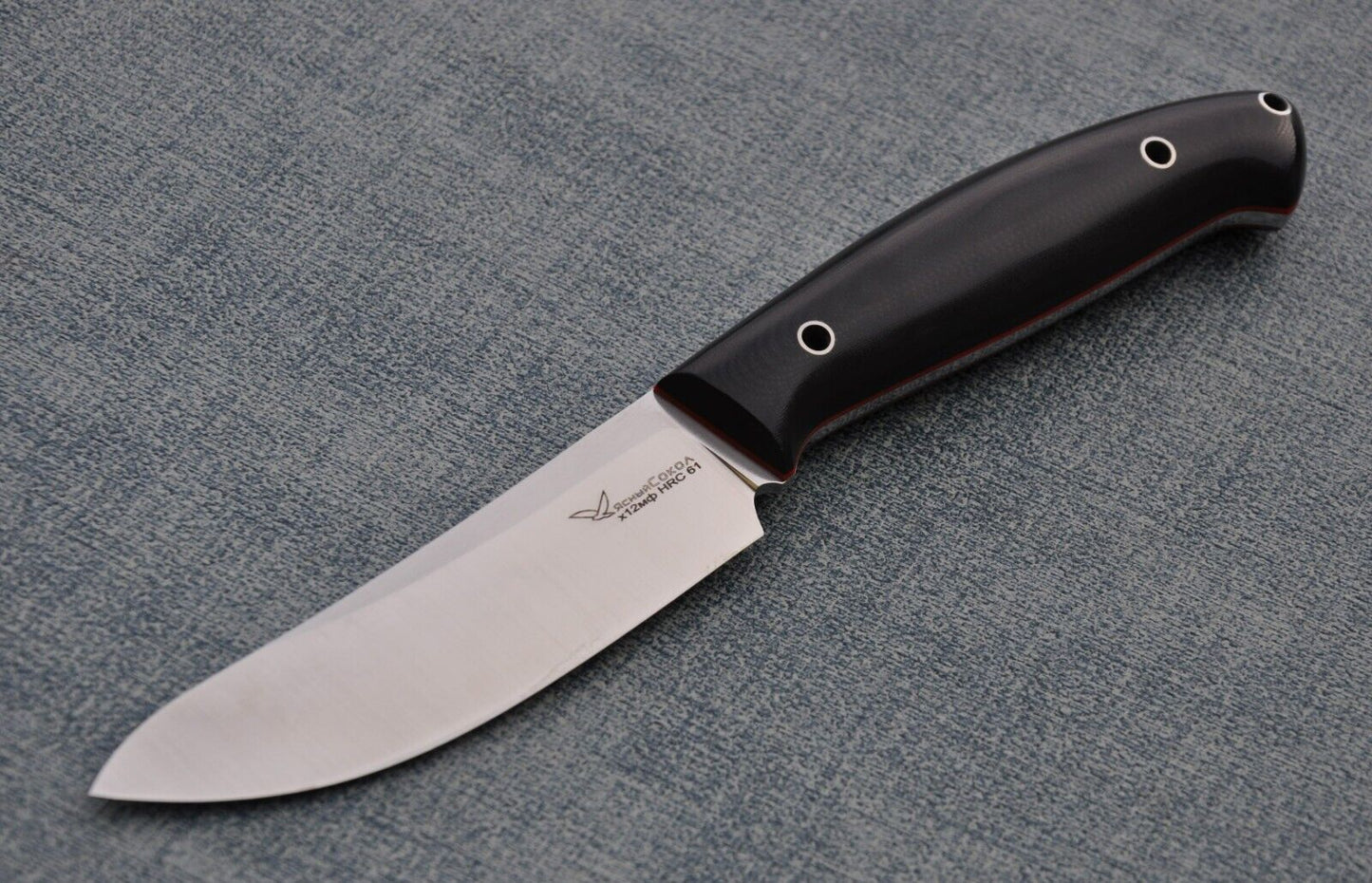 H12MF  Full Tang Outdoor Jagd Messer  Yasniy Sokol Handarbeit HRC 61 Лесник