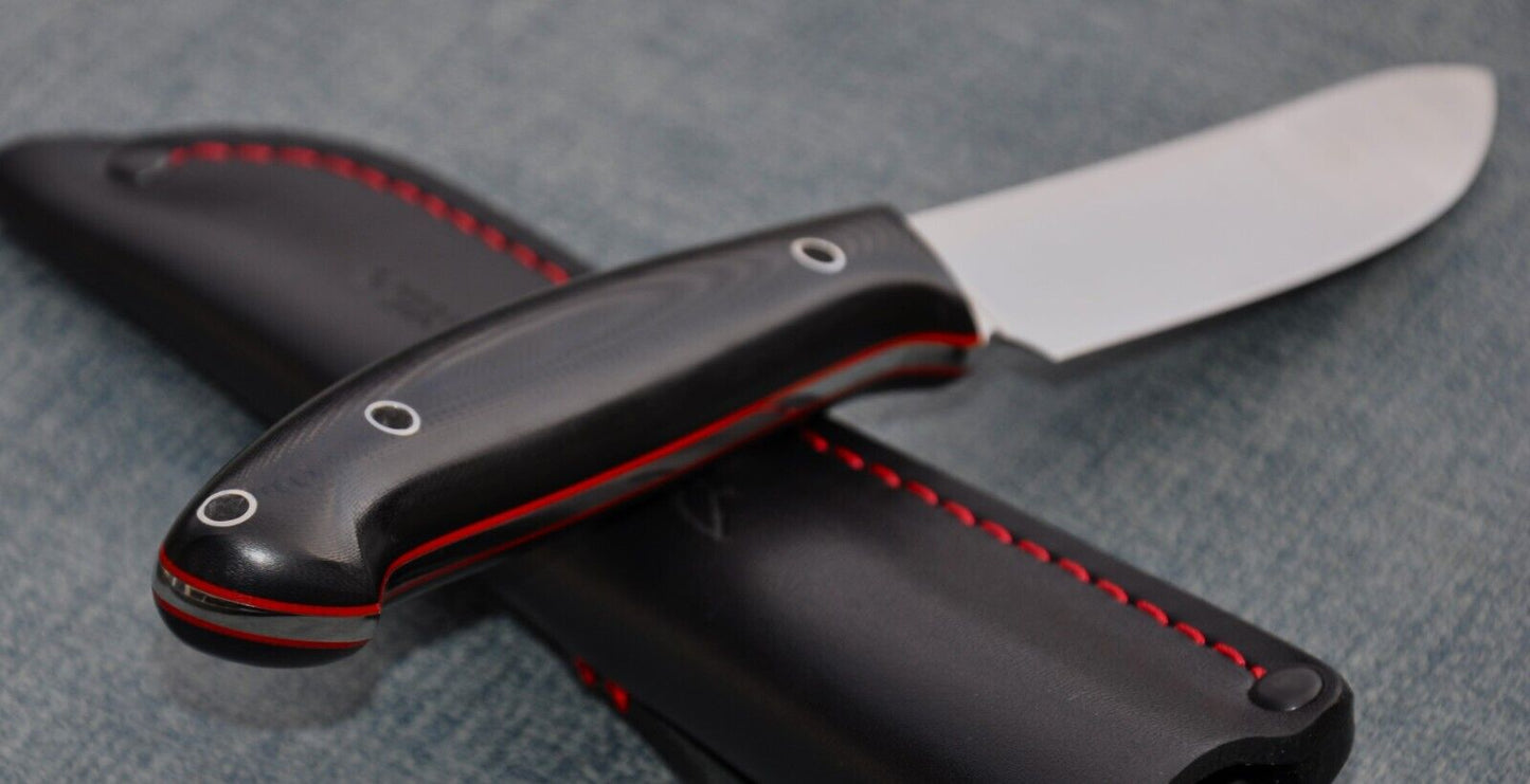 H12MF  Full Tang Outdoor Jagd Messer  Yasniy Sokol Handarbeit HRC 61 Лесник