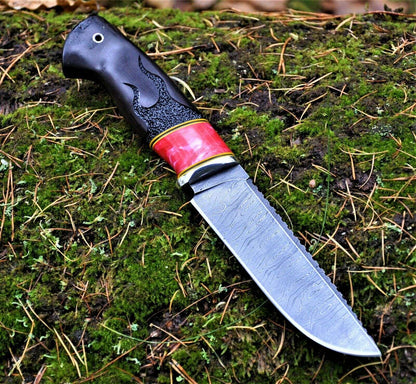 Nazarov Knives Russland Damast Outdoor Jagd барракуда Messer Handarbeit HRC62