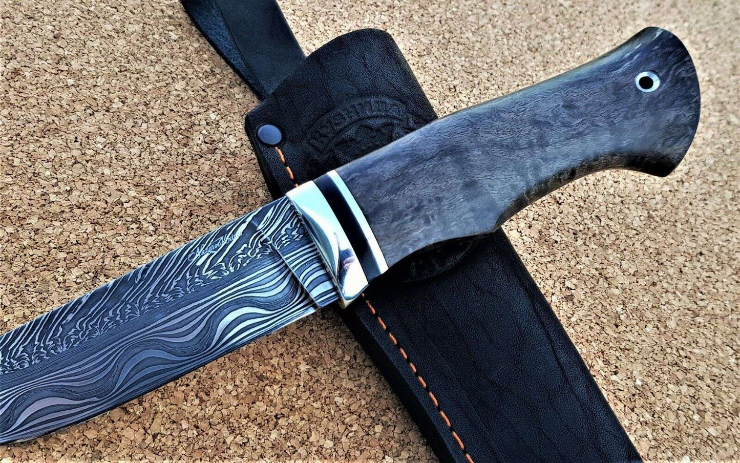 Mosaik Damaszener Stahl Outdoor Jagdmesser Nazarov Knives