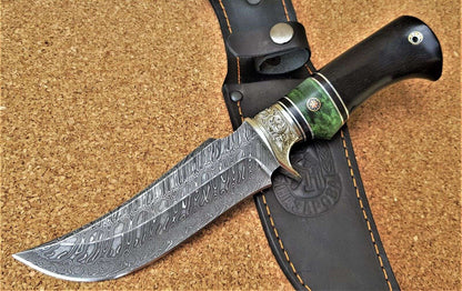 Nazarov Knives Russland Mosaik Damast Stahl Outdoor JagdMesser  Handarbeit HRC62