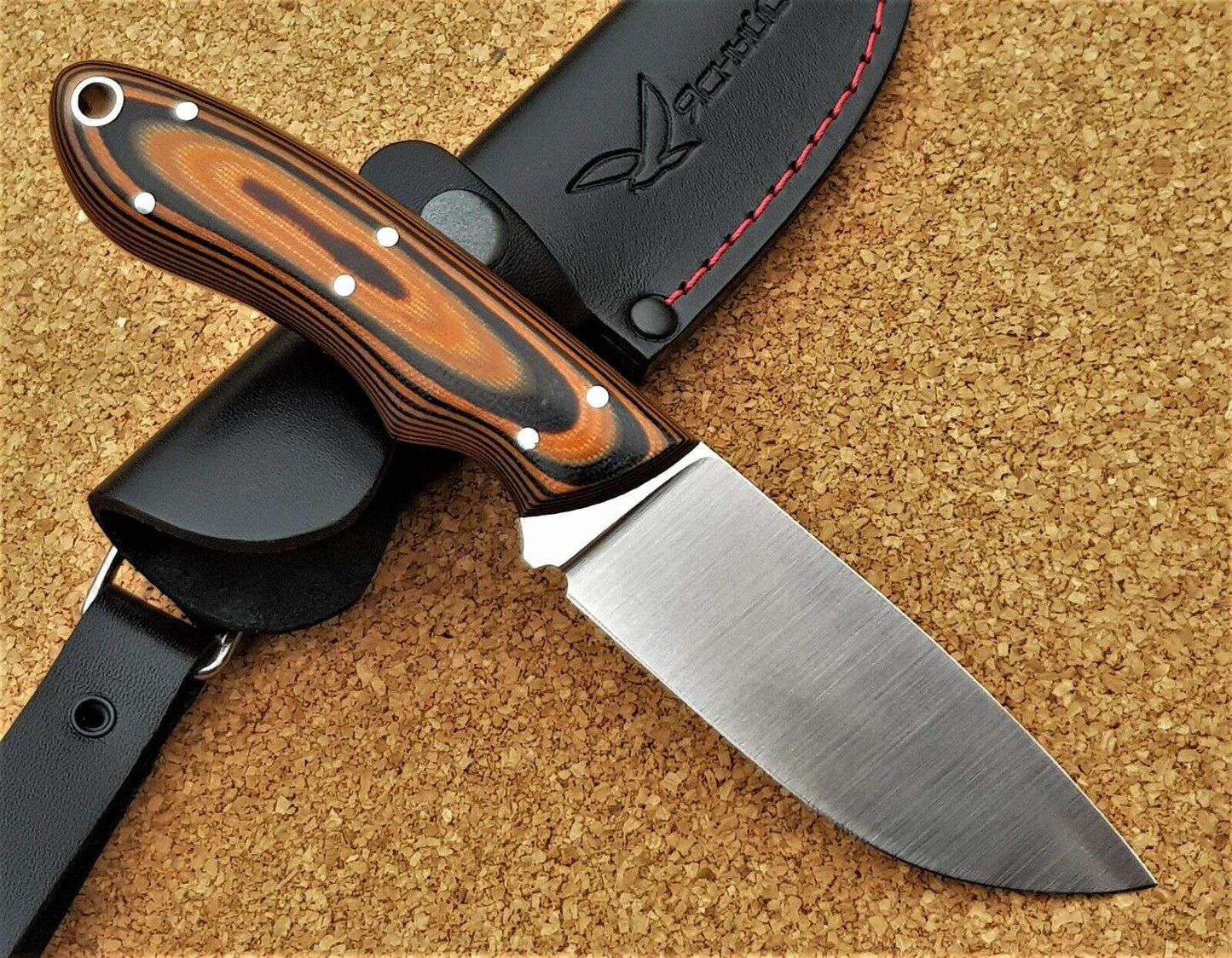 H12MF  Full Tang Outdoor Jagd Messer  Yasniy Sokol Handarbeit HRC 61 Сова