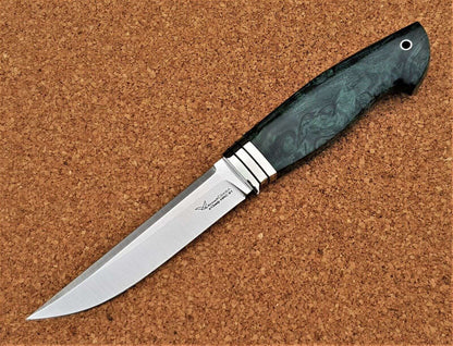 H12MF Stahl Outdoor Jagd Messer Yasniy Sokol Russland Handarbeit HRC 61 Волк