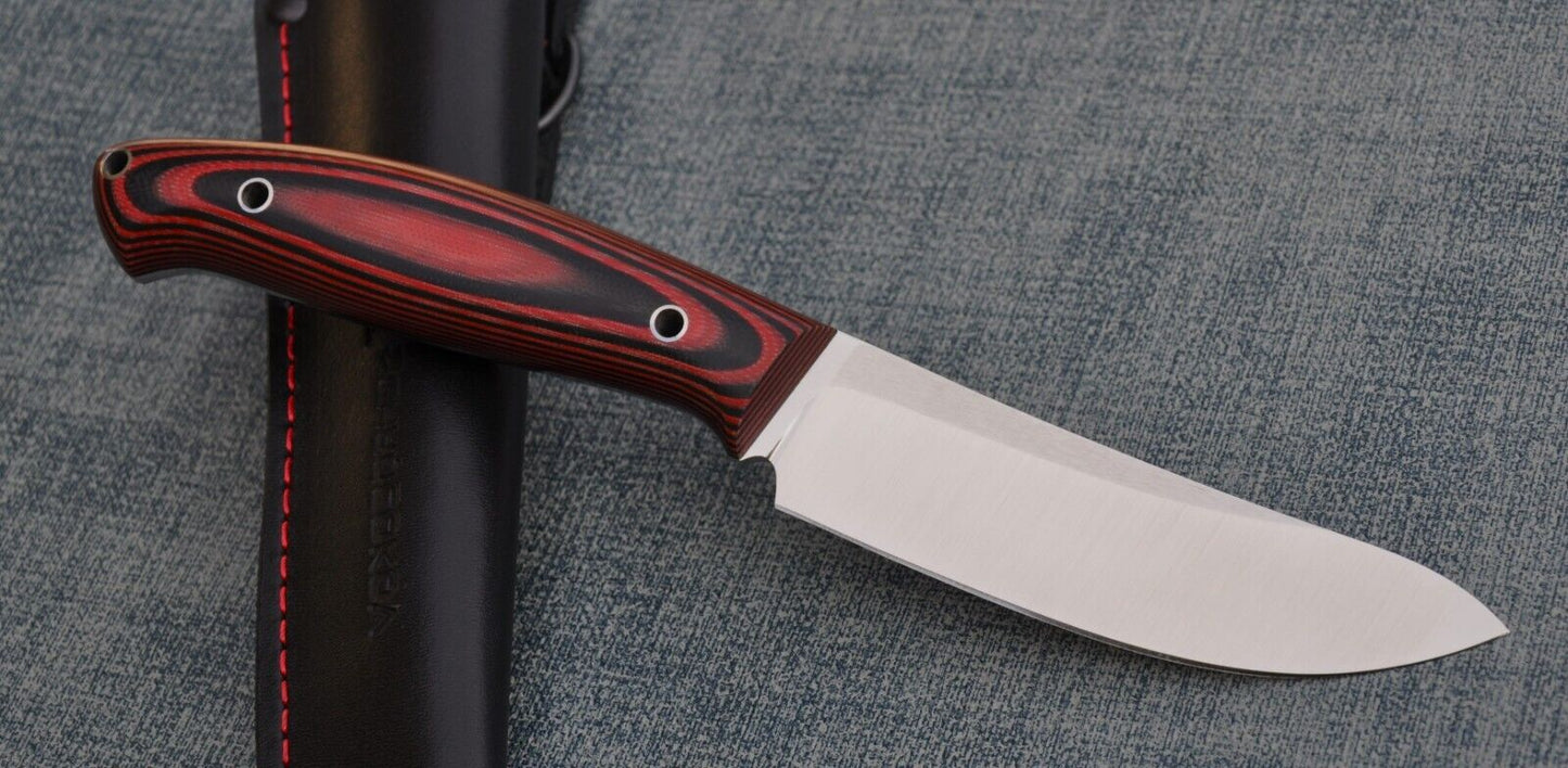 H12MF  Full Tang Outdoor Jagd Messer  Yasniy Sokol Handarbeit HRC 61   Лесник
