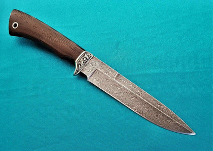 Damaszener Stahl Outdoor Jagdmesser  A.Maruschin