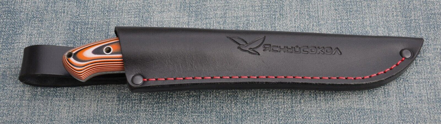 H12MF  Full Tang Outdoor JagdMesser  Yasniy Sokol Handarbeit HRC61   Лесник