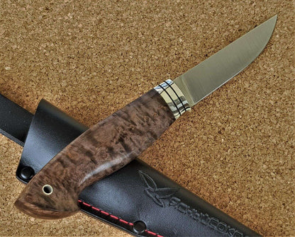 H12MF Stahl Outdoor Jagd Messer Yasniy Sokol Russland Handarbeit HRC 61 Соболь