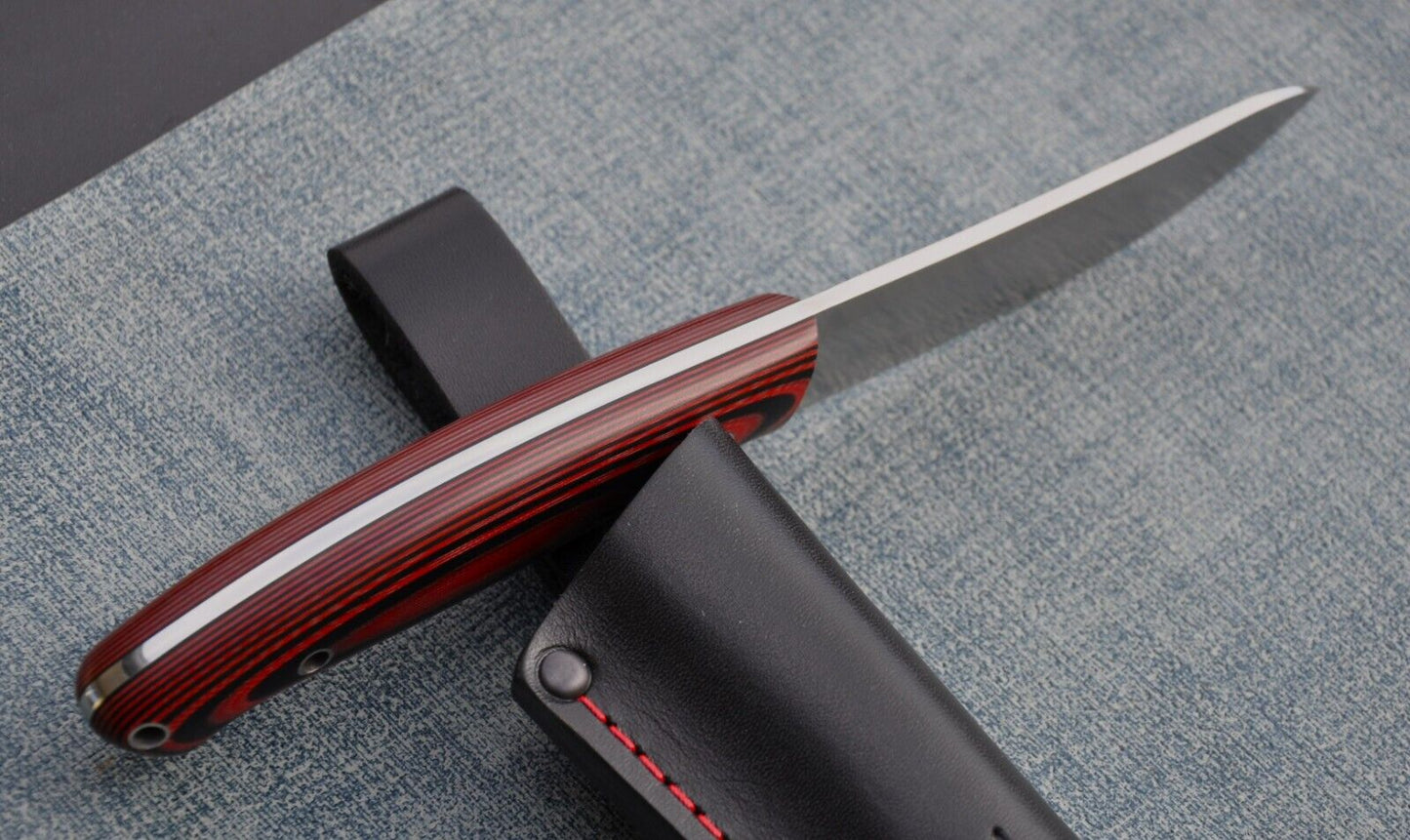 H12MF  Full Tang Outdoor Jagd Messer  Yasniy Sokol Handarbeit HRC 61   Лесник