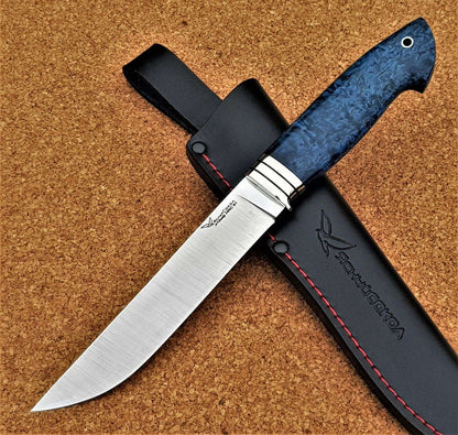 H12MF Stahl Outdoor Jagd Messer  Yasniy Sokol Russland Handarbeit HRC 61 Кабан