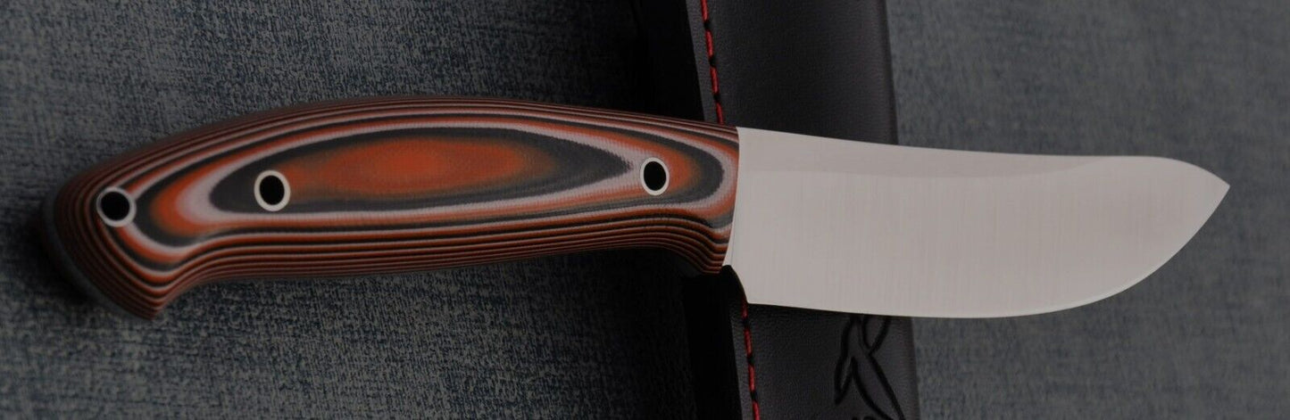 H12MF  Full Tang Outdoor JagdMesser  Yasniy Sokol Handarbeit HRC61   Лесник