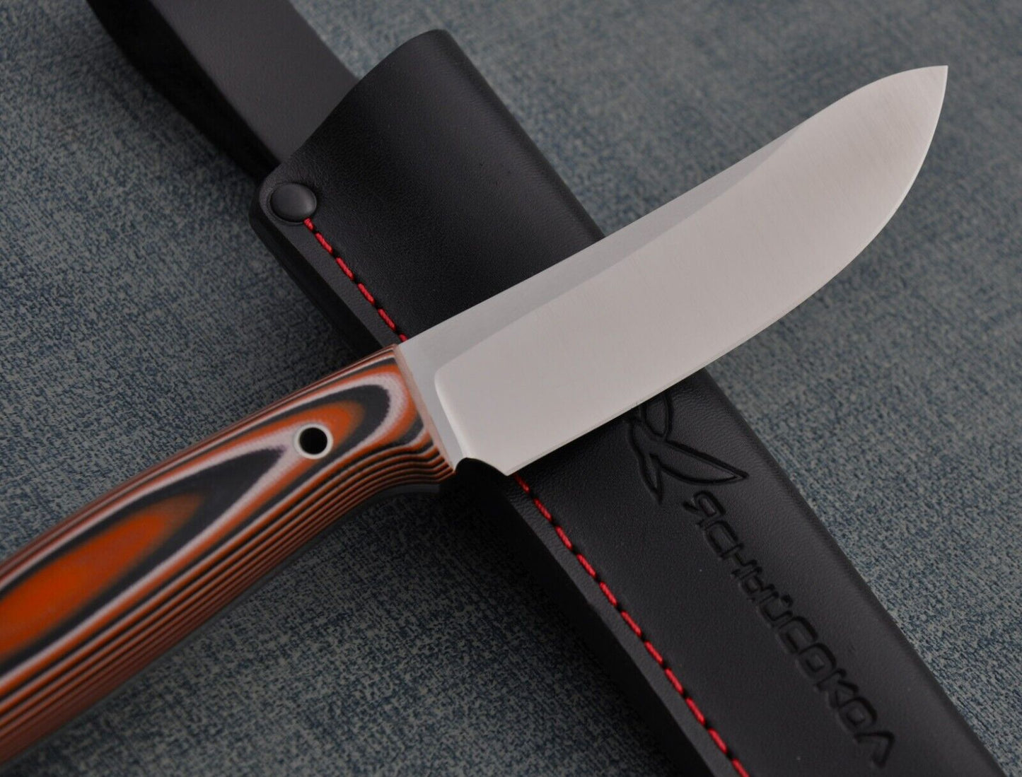 H12MF  Full Tang Outdoor JagdMesser  Yasniy Sokol Handarbeit HRC61   Лесник
