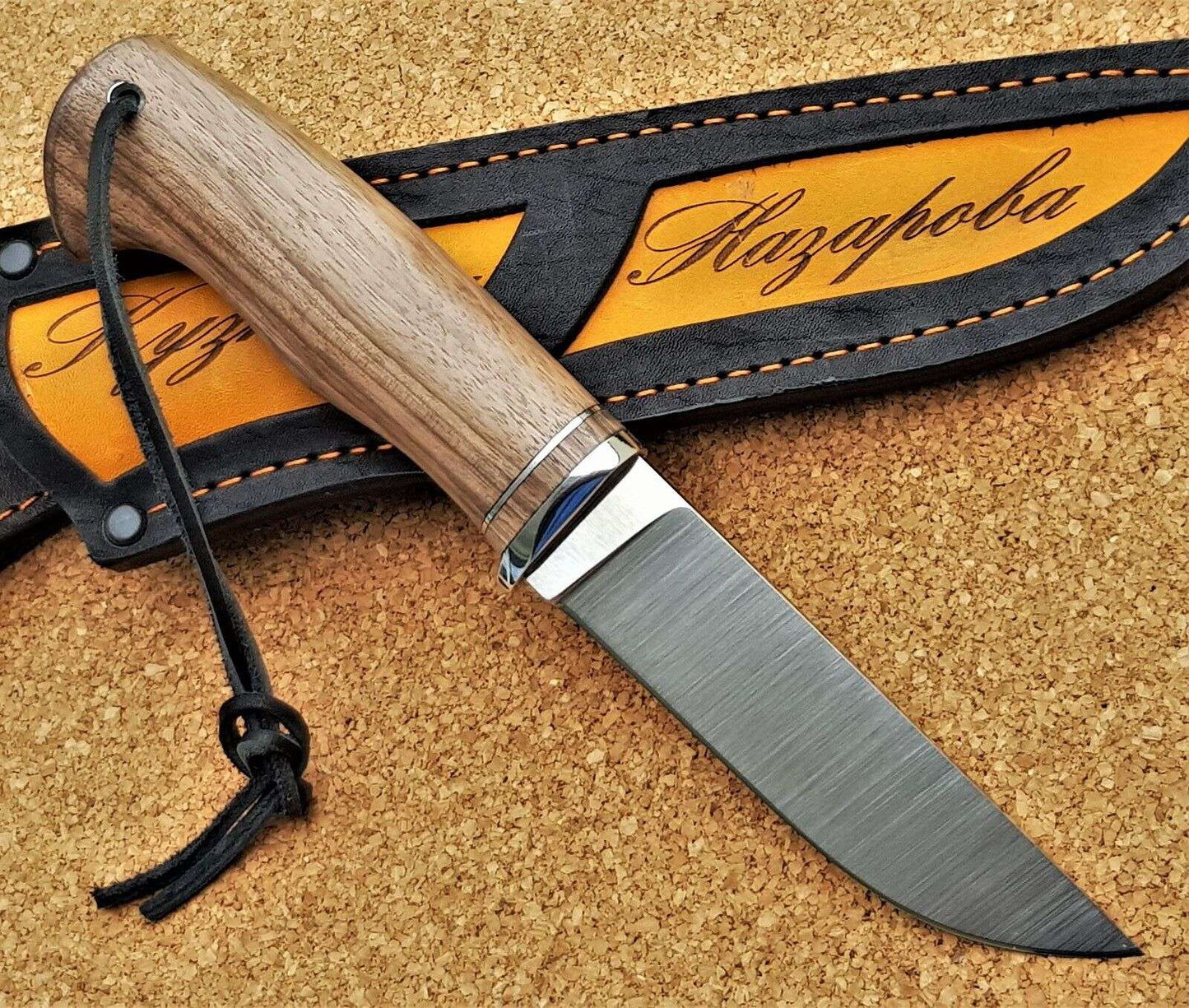 Elmax ROSTFREI Outdoor JagdMesser NazarovKnives Russland Handarbeit HRC62 Беркут