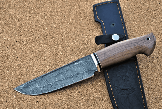 Damaszener Stahl Outdoor Jagd Damast Messer Nazarov Knives  Handarbeit HRC62