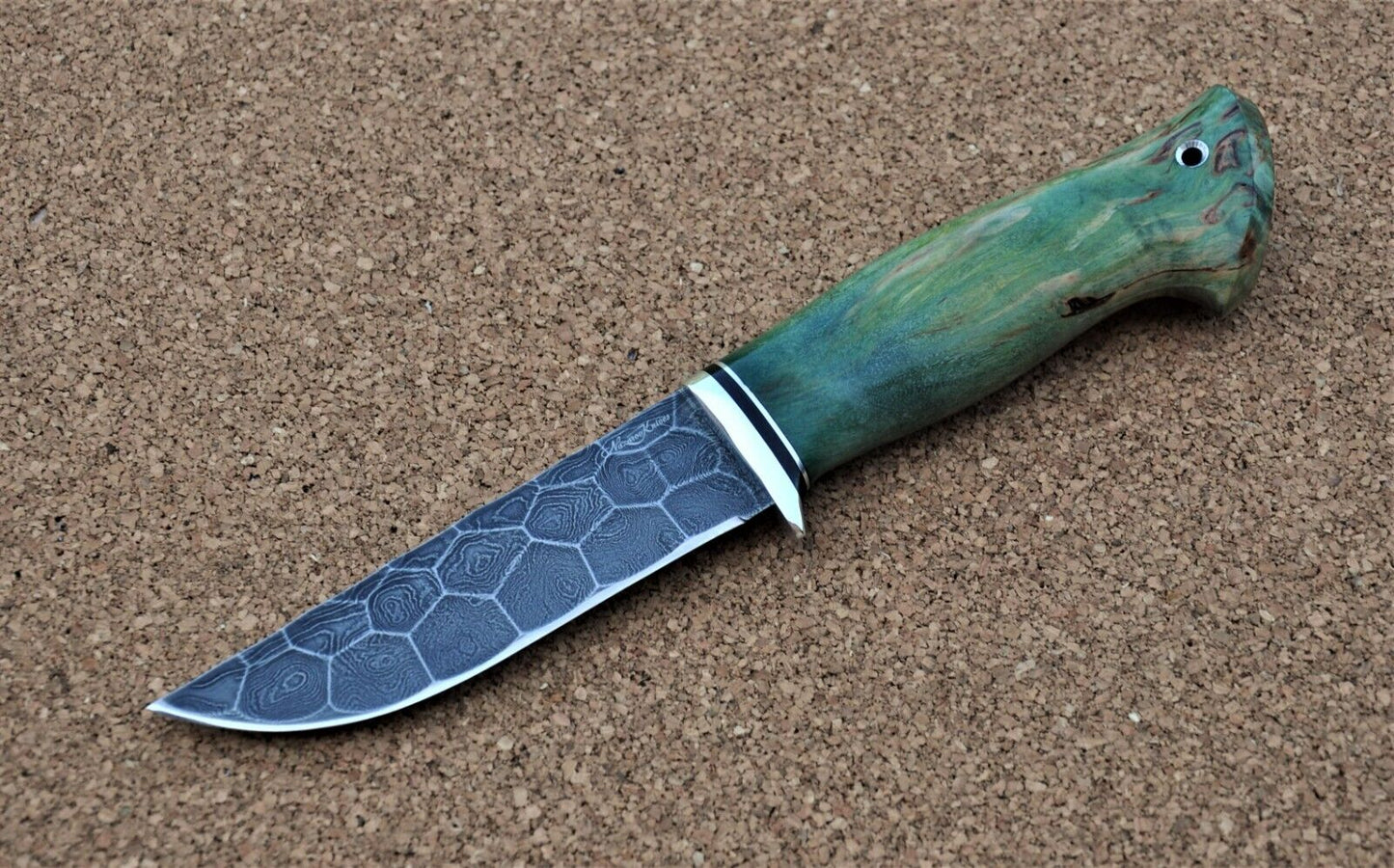 Damaszener Stahl Outdoor Jagd Damast Messer Nazarov Knives  Handarbeit HRC62