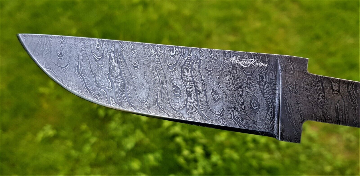 Exklusive Damast Klinge Rohling Messer Nazarov Knives HRC 62 Handarbeit Беркут-2